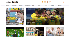 Desktop Screenshot of jornaldaorla.com.br